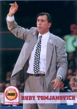 #239 Rudy Tomjanovich - Houston Rockets - 1993-94 Hoops Basketball