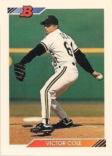 #239 Victor Cole - Pittsburgh Pirates - 1992 Bowman Baseball