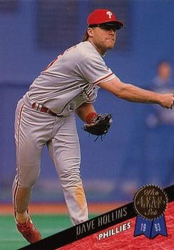 #239 Dave Hollins - Philadelphia Phillies - 1993 Leaf Baseball