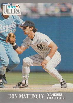 #239 Don Mattingly - New York Yankees - 1991 Ultra Baseball