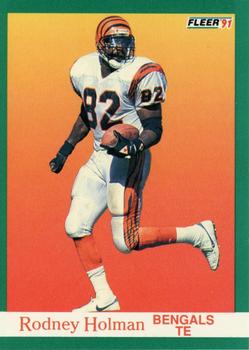 #23 Rodney Holman - Cincinnati Bengals - 1991 Fleer Football