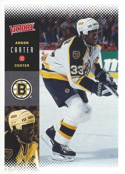 #23 Anson Carter - Boston Bruins - 2000-01 Upper Deck Victory Hockey