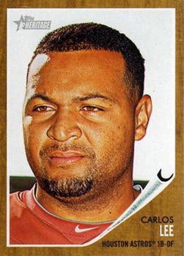 #23 Carlos Lee - Houston Astros - 2011 Topps Heritage Baseball