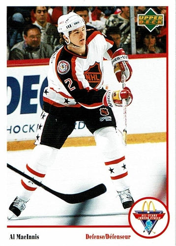 #Mc-23 Al MacInnis - Calgary Flames - 1991-92 Upper Deck McDonald's All-Stars Hockey