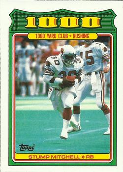 #23 Stump Mitchell - St. Louis Cardinals - 1988 Topps Football - 1000 Yard Club