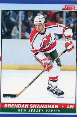#23 Brendan Shanahan - New Jersey Devils - 1990-91 Score Young Superstars Hockey