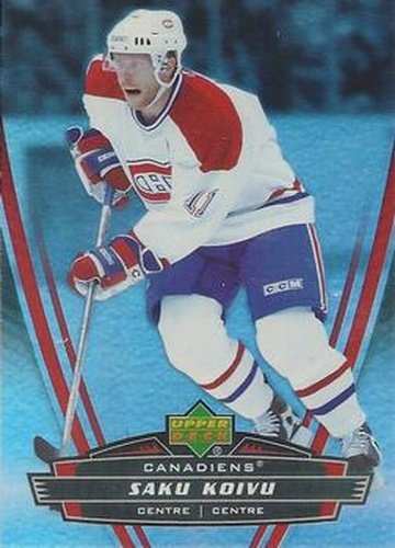#23 Saku Koivu - Montreal Canadiens - 2006-07 Upper Deck McDonald's Hockey