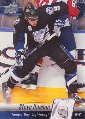 #23 Steve Downie - Tampa Bay Lightning - 2010-11 Upper Deck Hockey
