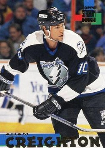 #23 Adam Creighton - Tampa Bay Lightning - 1994-95 Stadium Club Hockey