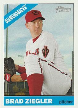 #23 Brad Ziegler - Arizona Diamondbacks - 2015 Topps Heritage Baseball
