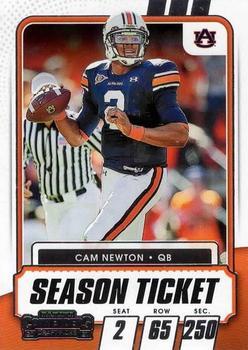 #23 Cam Newton - Auburn Tigers - 2021 Panini Contenders Draft Picks Football