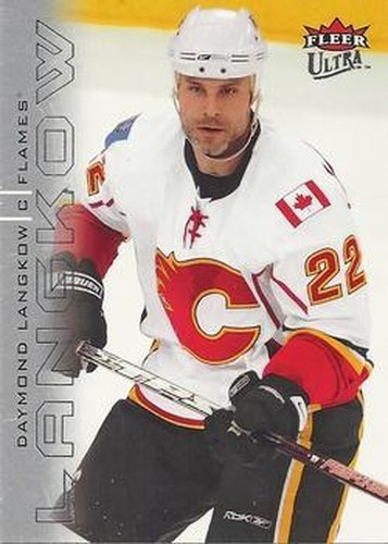 #23 Daymond Langkow - Calgary Flames - 2009-10 Ultra Hockey
