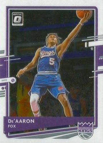 #23 De'Aaron Fox - Sacramento Kings - 2020-21 Donruss Optic Basketball