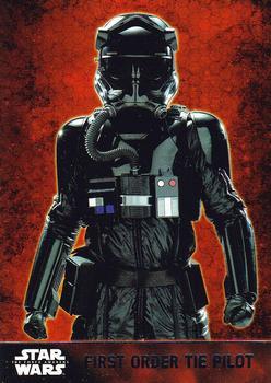 #23 First Order TIE Pilot - 2015 Topps Star Wars The Force Awakens