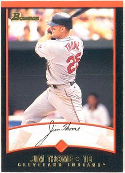 #23 Jim Thome - Cleveland Indians - 2001 Bowman Baseball