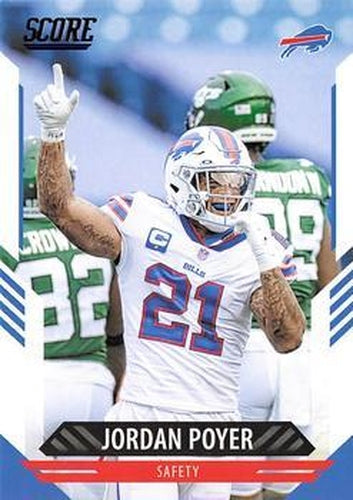 #23 Jordan Poyer - Buffalo Bills - 2021 Score Football