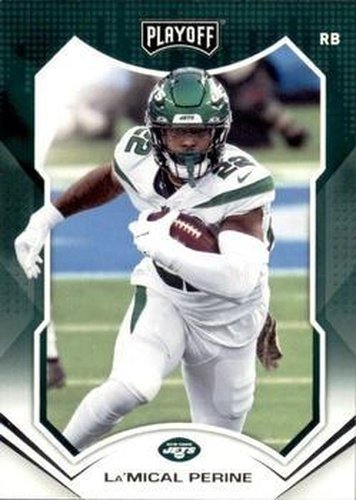#23 La'Mical Perine - New York Jets - 2021 Panini Playoff Football