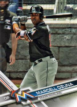 #23 Marcell Ozuna - Miami Marlins - 2017 Topps Baseball