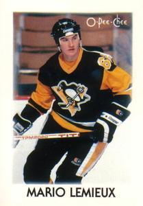 #23 Mario Lemieux - Pittsburgh Penguins - 1987-88 O-Pee-Chee Minis Hockey