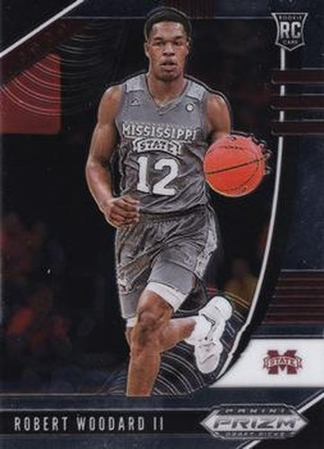 #23 Robert Woodard II - Mississippi State Bulldogs - 2020 Panini Prizm Draft Picks Collegiate Basketball