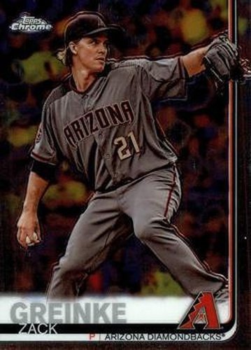 #23 Zack Greinke - Arizona Diamondbacks - 2019 Topps Chrome Baseball