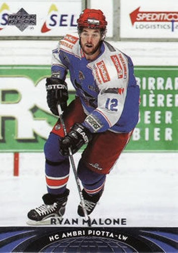 #23 Ryan Malone - HC Ambri Piotta - 2004-05 UD All-World Edition Hockey