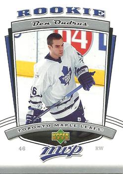 #323 Ben Ondrus - Toronto Maple Leafs - 2006-07 Upper Deck MVP Hockey