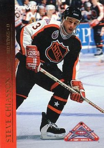 #23 Steve Chiasson - Detroit Red Wings - 1993-94 Score Canadian Hockey - Pinnacle All-Stars Canadian