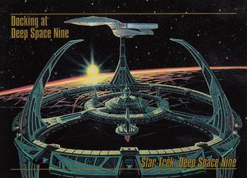 #23 Docking at Deep Space Nine - 1993 SkyBox Star Trek Master Series