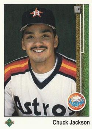 #323 Chuck Jackson - Houston Astros - 1989 Upper Deck Baseball