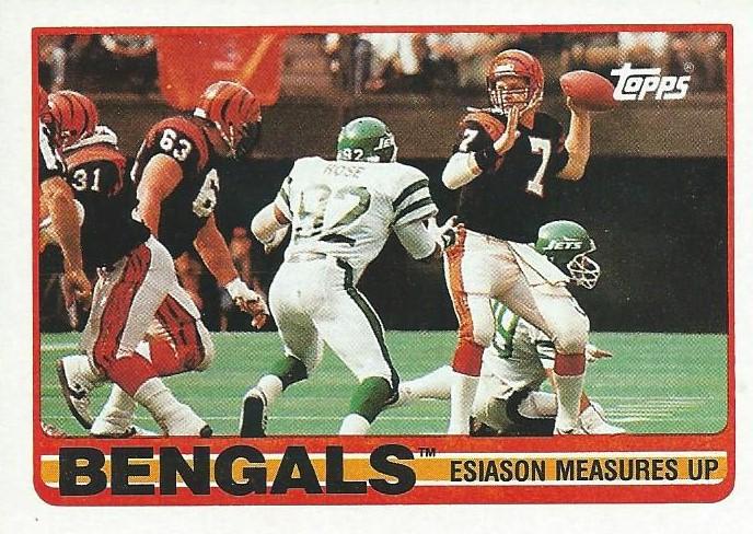 #23 Boomer Esiason - Cincinnati Bengals - 1989 Topps Football