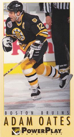 #23 Adam Oates - Boston Bruins - 1993-94 Fleer PowerPlay Hockey