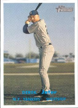 #23b Derek Jeter - New York Yankees - 2006 Topps Heritage Baseball