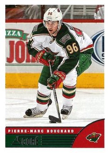 #240 Pierre-Marc Bouchard - Minnesota Wild - 2013-14 Score Hockey