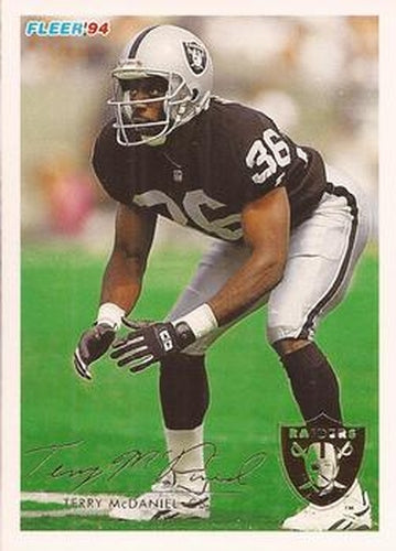 #240 Terry McDaniel - Los Angeles Raiders - 1994 Fleer Football