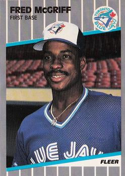 #240 Fred McGriff - Toronto Blue Jays - 1989 Fleer Baseball