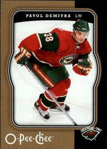 #240 Pavol Demitra - Minnesota Wild - 2007-08 O-Pee-Chee Hockey