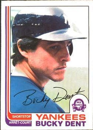 #240 Bucky Dent - New York Yankees - 1982 O-Pee-Chee Baseball