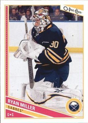 #240 Ryan Miller - Buffalo Sabres - 2013-14 O-Pee-Chee Hockey