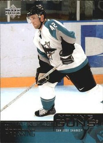 #240 Tom Preissing - San Jose Sharks - 2003-04 Upper Deck Hockey