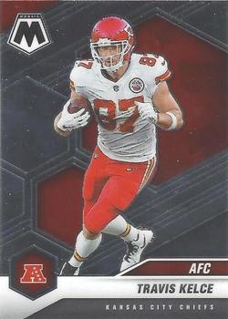 #240 Travis Kelce - Kansas City Chiefs - 2021 Panini Mosaic Football