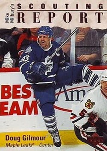 #240 Doug Gilmour - Toronto Maple Leafs - 1995-96 Upper Deck Hockey