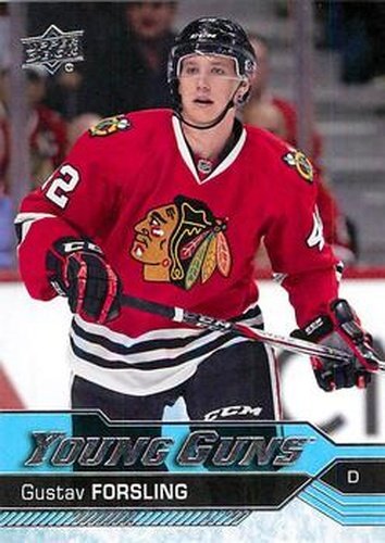 #240 Gustav Forsling - Chicago Blackhawks - 2016-17 Upper Deck Hockey