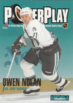 #240 Owen Nolan - San Jose Sharks - 1995-96 SkyBox Impact Hockey