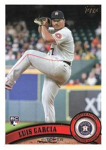 #240 Luis Garcia - Houston Astros - 2021 Topps Archives Baseball