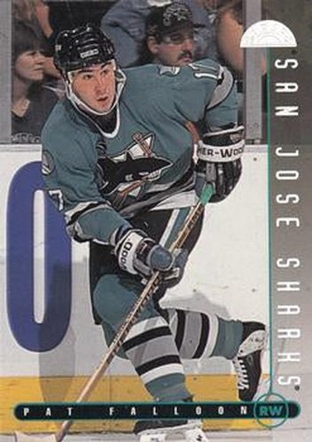 #241 Pat Falloon - San Jose Sharks - 1995-96 Leaf Hockey