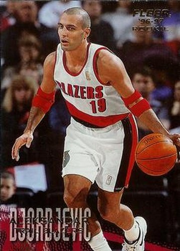 #241 Aleksandar Djordjevic - Portland Trail Blazers - 1996-97 Fleer Basketball