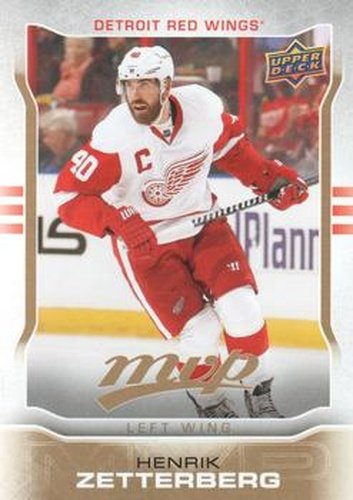 #241 Henrik Zetterberg - Detroit Red Wings - 2014-15 Upper Deck MVP Hockey
