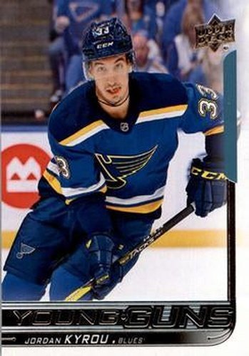 #241 Jordan Kyrou - St. Louis Blues - 2018-19 Upper Deck Hockey