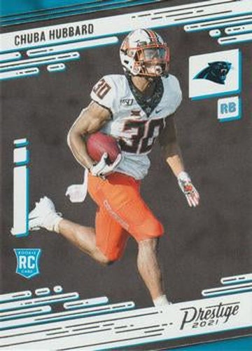 #241 Chuba Hubbard - Carolina Panthers - 2021 Panini Prestige Football